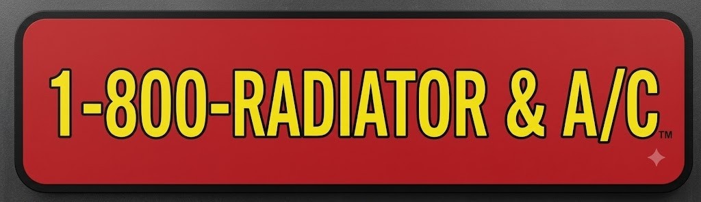 1-800 Radiator & A/C Logo